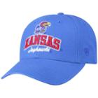 Adult Top Of The World Kansas Jayhawks Advisor Adjustable Cap, Men's, Med Blue