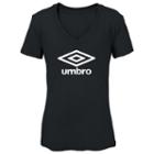 Women's Umbro Logo Graphic Tee, Size: Medium, Black