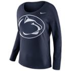 Women's Nike Penn State Nittany Lions Tailgate Long-sleeve Top, Size: Xxl, Blue (navy)