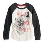 Boys 4-12 Sonoma Goods For Life&trade; Thermal Raglan Top, Size: 6, Lt Beige