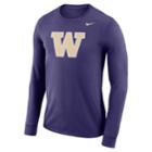 Men's Nike Washington Huskies Dri-fit Logo Tee, Size: Xxl, Purple