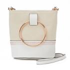 Lc Lauren Conrad Mini Bucket Crossbody Bag, Women's, White