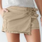 Women's Sonoma Goods For Life&trade; Utility Skort, Size: 4, Dark Grey