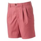 Big & Tall Croft & Barrow&reg; True Comfort Classic-fit Stretch Pleated Shorts, Men's, Size: 50, Light Red