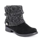 Muk Luks Patrice Women's Water-resistant Ankle Boots, Size: 9, Black