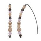 Simply Vera Vera Wang Beaded Threader Earring, Women's, Light Pink