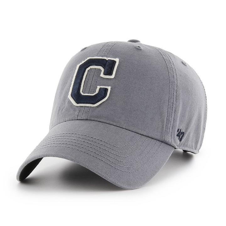Adult '47 Brand Cleveland Indians Borderland Clean Up Adjustable Cap, Blue (navy)