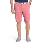 Men's Izod Flat-front Chino Shorts, Size: 40, Light Red