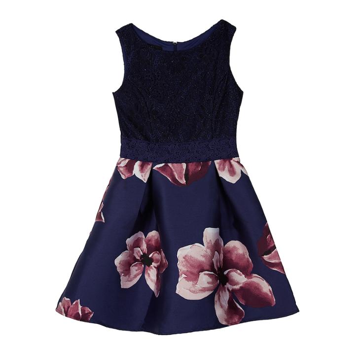 Girls 7-16 Iz Amy Byer Sleeveless Fit & Flare Dress, Size: 12, Purple