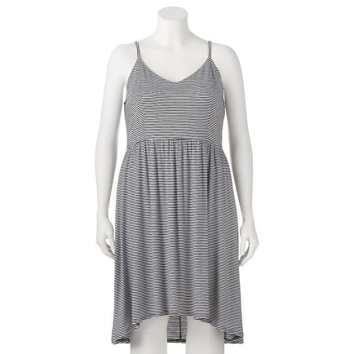 Juniors' Plus Size So&reg; High-low Strappy Dress, Girl's, Size: 2xl, Oxford