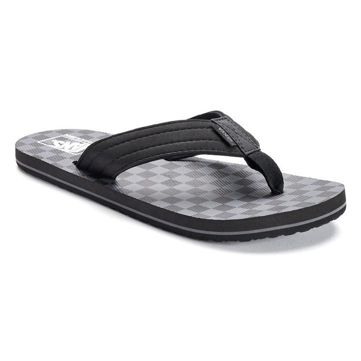 Vans Indio Checker Men's Sandals, Size: Medium (11), Black