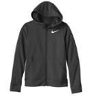 Girls 7-16 Nike Therma Fleece-lined Training Hoodie, Size: Medium, Grey (charcoal)