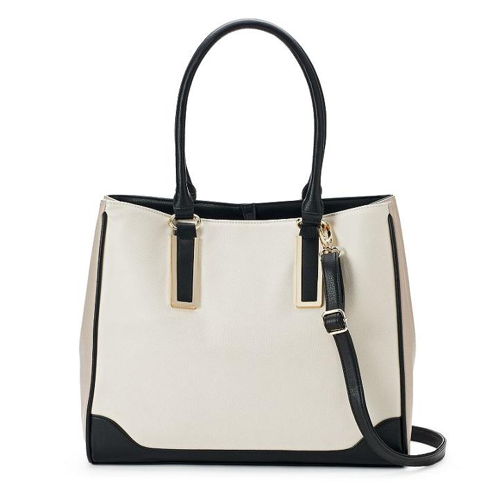 Apt. 9&reg; Lenox Tote, Women's, White Oth