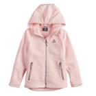 Girls 7-16 Reebok Softshell Midweight Fleece-lined Jacket, Size: 7-8, Light Pink