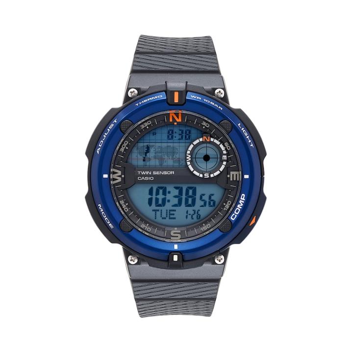 Casio Men's Twin Sensor Digital Watch - Sgw600h-2ak, Size: Xl, Black