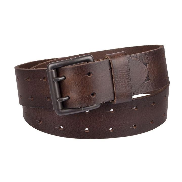 Men's Levi's&reg; Perforated Leather Belt, Size: Xl, Brown