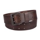 Men's Levi's&reg; Perforated Leather Belt, Size: Xl, Brown