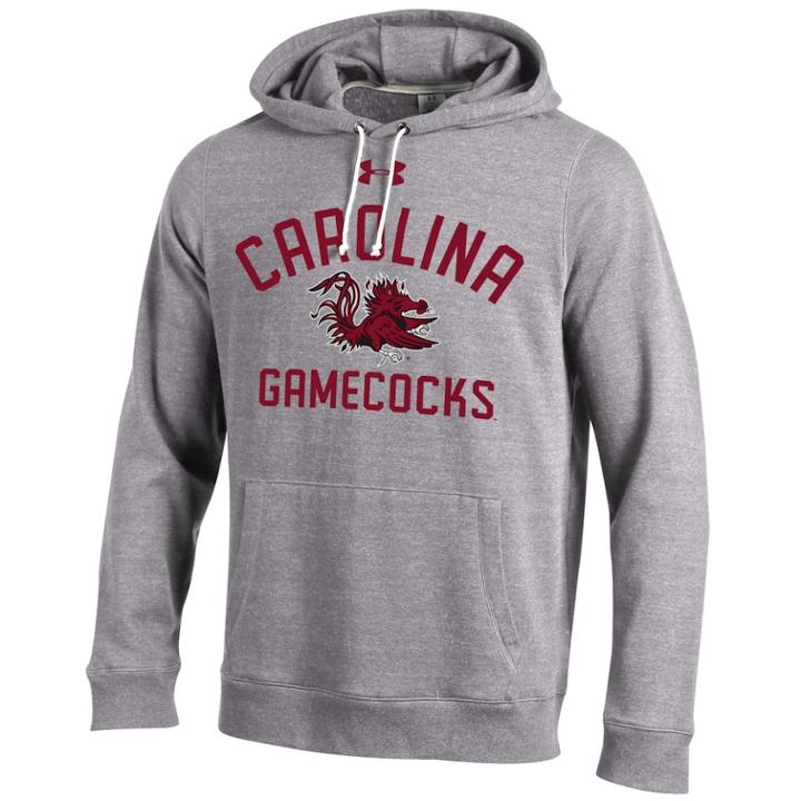 Men's Under Armour South Carolina Gamecocks Sport Style Hoodie, Size: Xxl, Gray