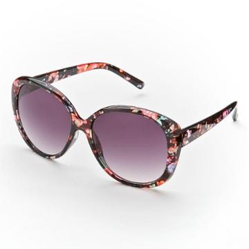 Fantas-eyes Floral Oversized Sunglasses
