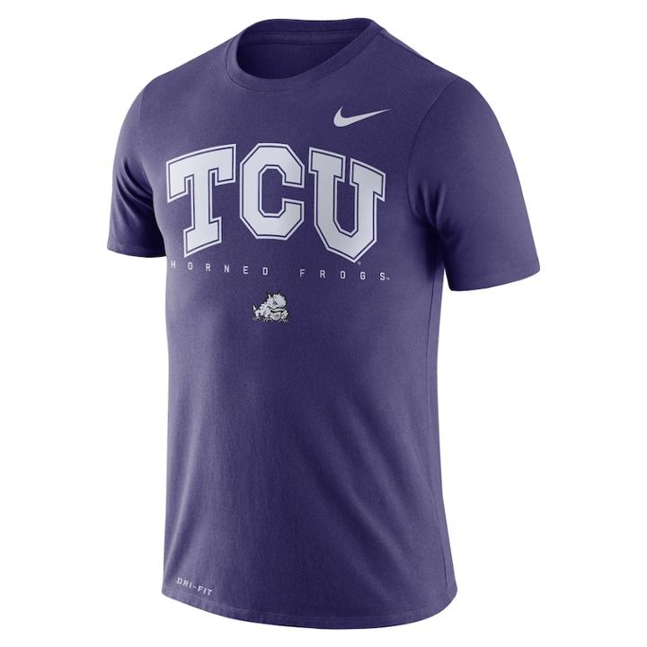 Men's Nike Tcu Horned Frogs Facility Tee, Size: Medium, Purple
