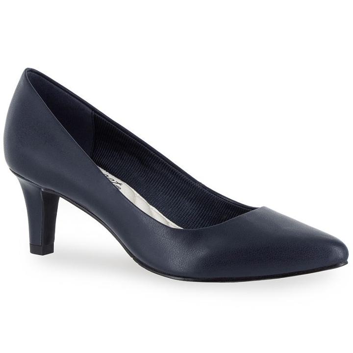 Easy Street Pointe Women's High Heels, Size: 9 N, Blue (navy)
