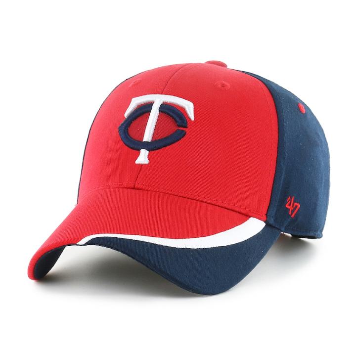 Adult '47 Brand Minnesota Twins Stitcher Mvp Hat, Adult Unisex, Blue (navy)
