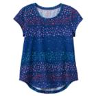 Girls 7-16 & Plus Size So&reg; Short Sleeve Curve Hem Tee, Girl's, Size: 10, Blue