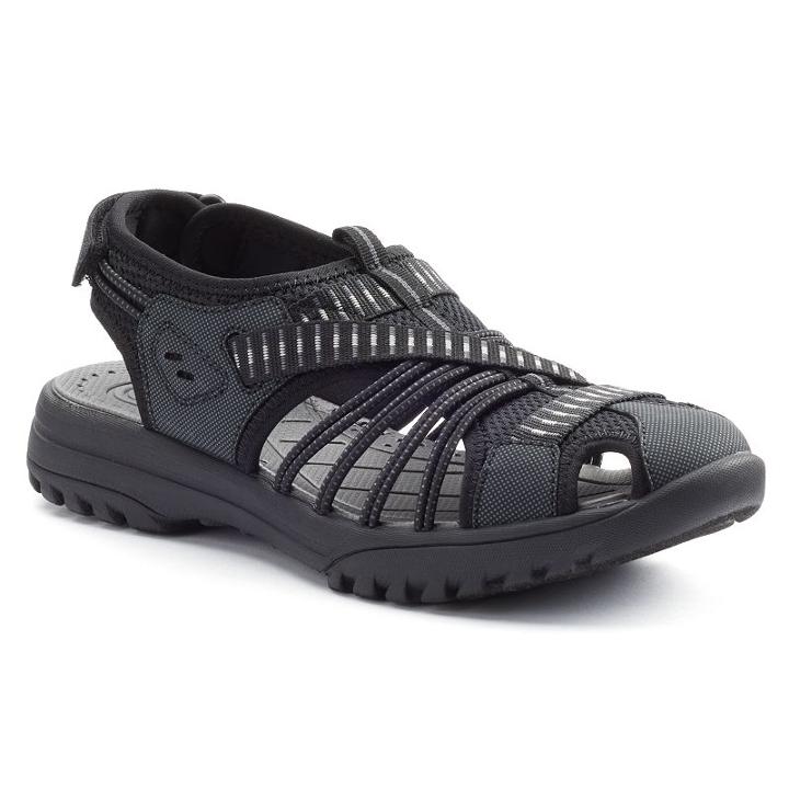 Tek Gear&reg; Women's Outdoor Sandals, Size: 5, Black