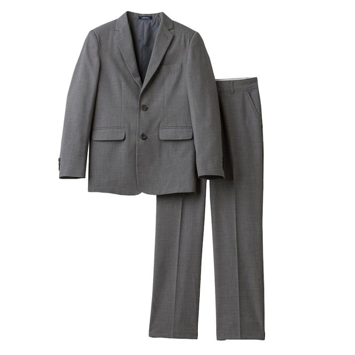 Boys 8-20 Chaps 2-piece Basic Suit, Size: 14, Med Grey