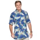 Big & Tall Batik Bay Tropical Button-down Shirt, Men's, Size: 2xb, Blue (navy)