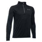 Boys 8-20 Under Armour Tech Block Quarter-zip Top, Boy's, Size: Small, Black