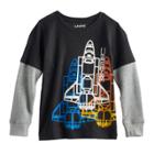 Boys 4-10 Jumping Beans&reg; Rockets Graphic Tee, Size: 5, Black