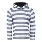 Boys 4-7 Hurley Herringbone Striped Pullover Hoodie, Size: 7, Blue (navy)