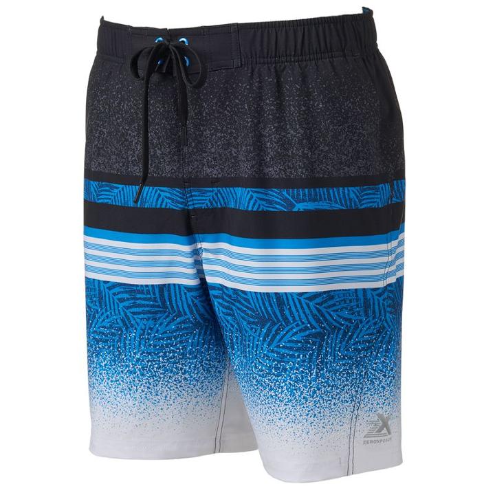 Men's Zeroxposur Stretch Swim Trunks, Size: Xl, Green Oth