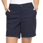 Women's Caribbean Joe Cuffed Shorts, Size: 10, Silver