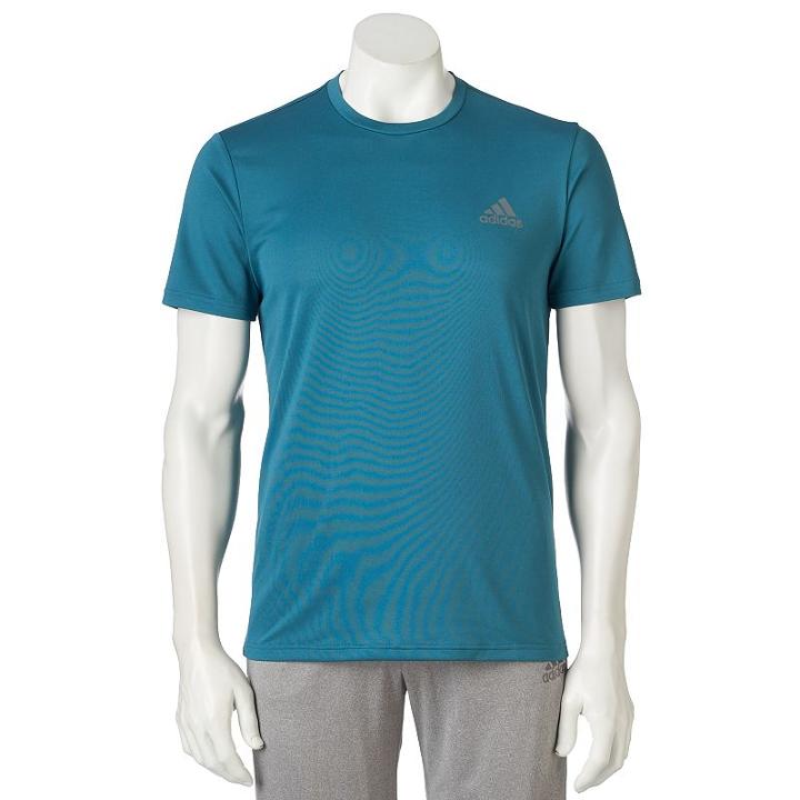 Men's Adidas Essential Tech Tee, Size: Xl, Dark Green