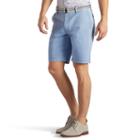 Men's Lee Walker Flat-front Shorts, Size: 40, Light Blue