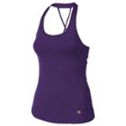 Women's Asics Fit-sana Cross-back Tank Top, Size: Large, Purple Oth