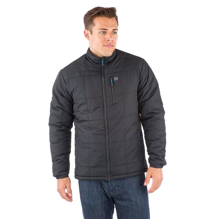 Men's Avalanche City Sherpa-lined Insulated Jacket, Size: Medium, Black