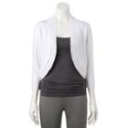 Women's Ronni Nicole Tiered Shrug, Size: Large, White