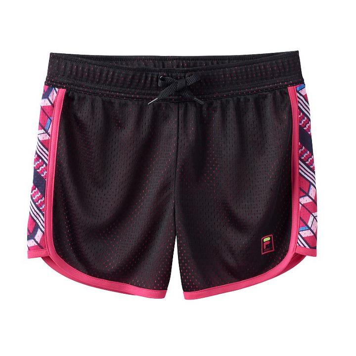 Girls 7-16 Fila Sport&reg; Mesh Binding Shorts, Girl's, Size: Xl(16), Oxford