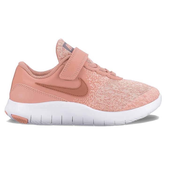 Nike Flex Contact Preschool Girls' Sneakers, Size: 1, Red