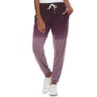 Juniors' So&reg; Ombre Jogger Pants, Teens, Size: Large, Drk Purple