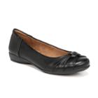 Naturalsoul By Naturalizer Gift Women's Ballet Flats, Size: 6.5 Wide, Black