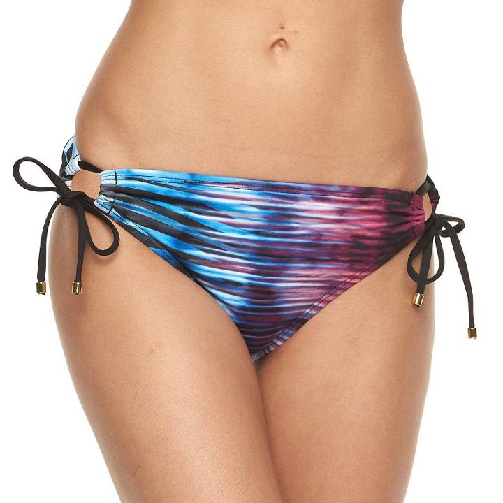 Women's Apt. 9&reg; Tie-dyed Hipster Bikini Bottoms, Size: Xl, Ovrfl Oth