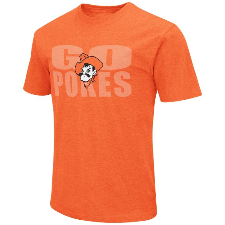 Men's Oklahoma State Cowboys Motto Tee, Size: Large, Drk Orange