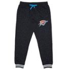 Men's Unk Oklahoma City Thunder Speckled Fleece Jogger Pants, Size: Xxl, Black