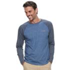 Men's Columbia Wildberry Classic-fit Colorblock Omni-wick Raglan Tee, Size: Large, Light Blue