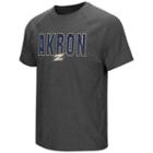 Men's Campus Heritage Akron Zips Castle Raglan Tee, Size: Xl, Blue (navy)