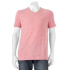 Men's Sonoma Goods For Life&trade; Weekend V-neck Tee, Size: Xl, Med Red